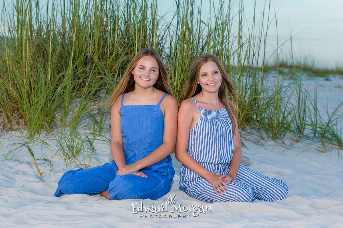 Fort Morgan sisters on the beach