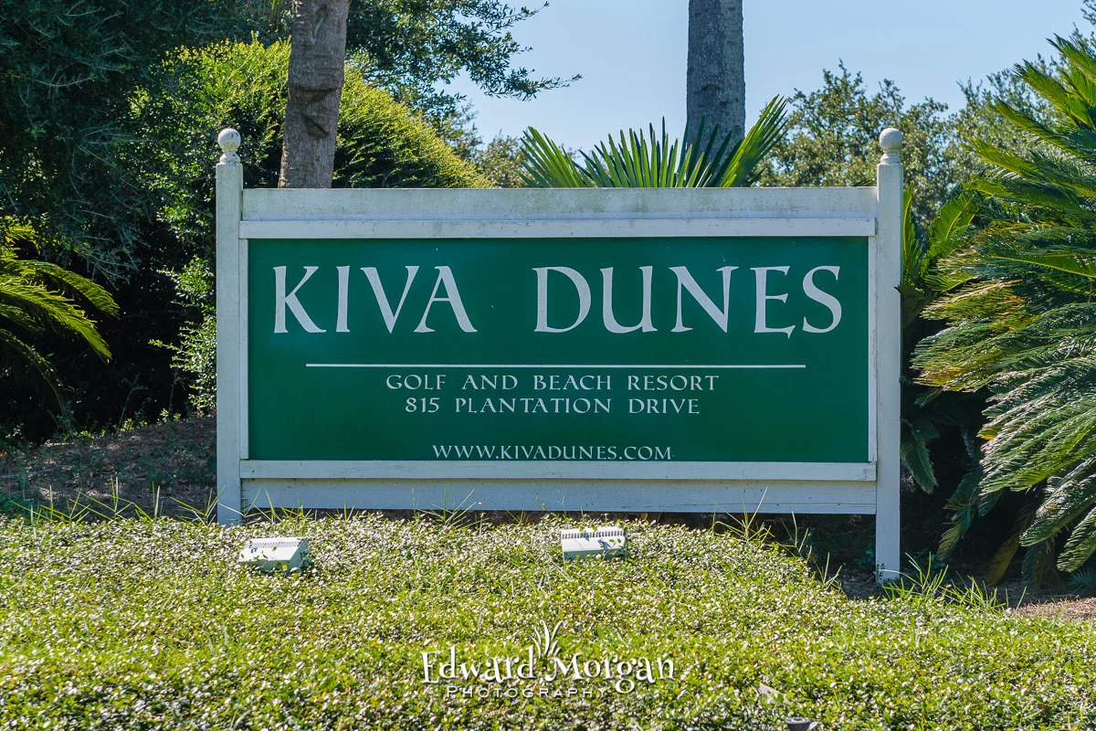 Kiva Dunes Beach Resort in Fort Morgan, Alabama sign.